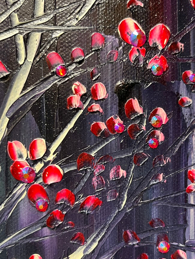 “Keeper of the Forest Secrets” - 10”x20” oil on canvas, ready to ship TODAY!