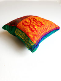 Image 1 of Mayan Textile Pincushion in Multicolors