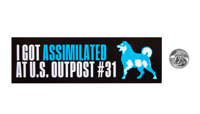 Image 2 of I Got Assimilated At U.S. Outpost #31 Bumper Sticker