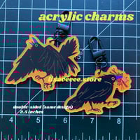 chaotic corvids | acrylic keychains
