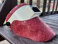 Image 1 of Warm Red Floral Sugar Scoop