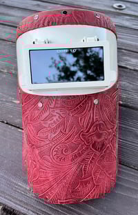 Image 3 of Warm Red Floral Sugar Scoop