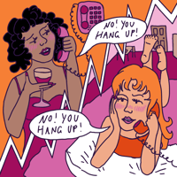 Hanging on the Telephone - Print