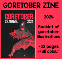 Image 1 of Goretober zine 2024