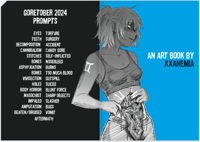 Image 2 of Goretober zine 2024