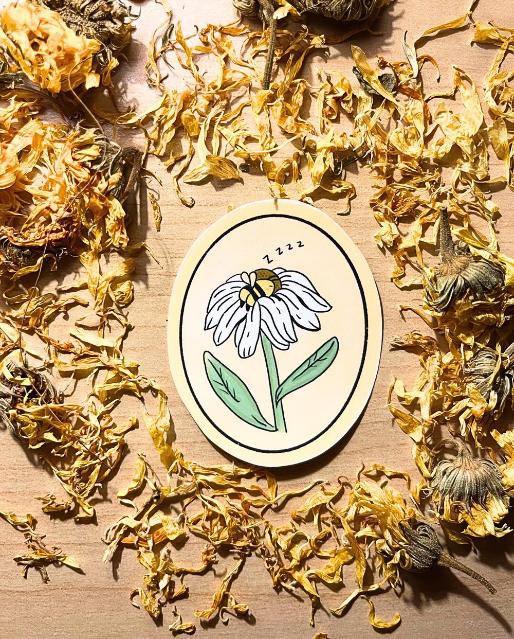 Image of Bee Butt Vinyl Sticker | 2-inch Waterproof Vinyl