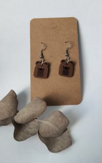 Image 3 of Earrings, fox, bunny and bear