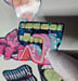 Image of Monster Mouths - 6 Mixed Holographic Stickers