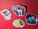 Image of MLP Infection - 4 Glitter Vinyl Stickers