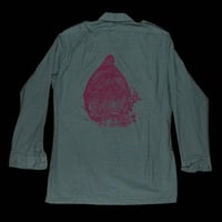 Image 1 of Smashed fig shirt - military green (unique)