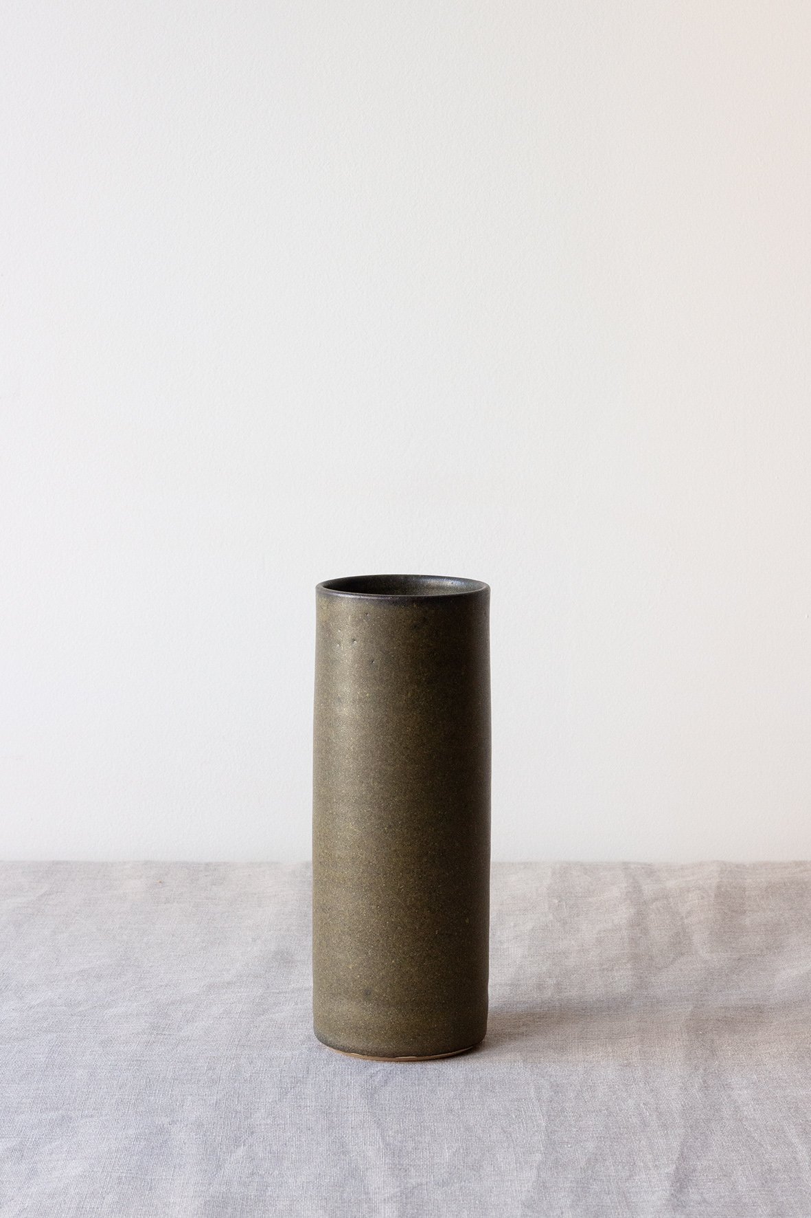 Image of Vase / vert-noir