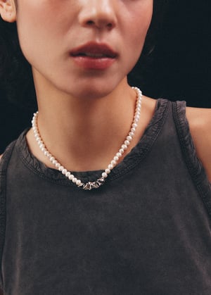 Image of LOWOOL - Struggle Pearl Necklace