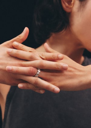 Image of LOWOOL - Cloud Silver Ring