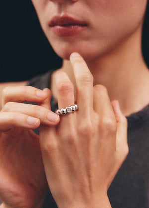 Image of LOWOOL - Cloud Silver Ring