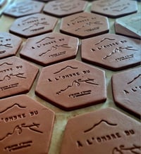 Tomette coasters / Tomette dessous de verre