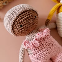 Image 2 of Kit Crochet-Poupon Kaly Vieux Rose et Mauve Antique