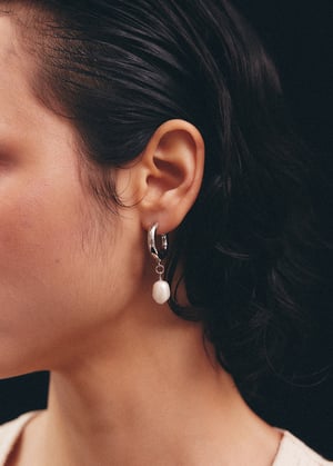 Image of LOWOOL - Hoof Pearl Drop Earrings