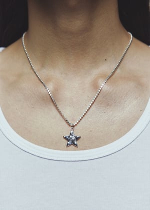 Image of LOWOOL - Silver Star Necklace