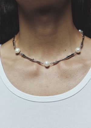 Image of LOWOOL - Thorn Pearl Necklace 