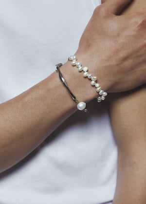 Image of LOWOOL - Thorn Pearl Bracelet