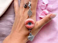 Image 1 of Bag jewelry Mouth/Lips with eye