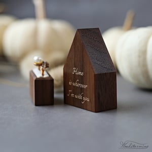 Image of Slim house ring box - Home is wherewer I'm with you