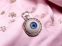 Image 2 of ALICE Wonderland Eye Clock Pendant