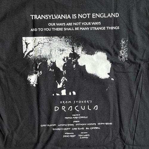 Image of Transylvania is not England t-shirt