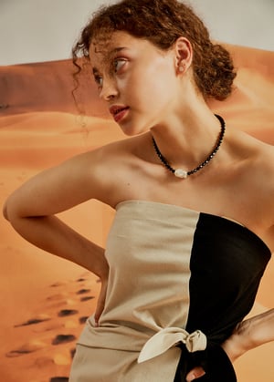 Image of LOWOOL - Swarovski Stone Pearl Necklace