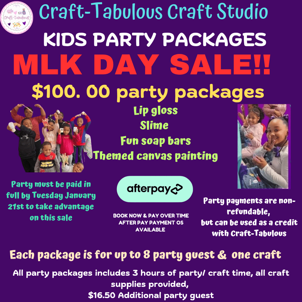 Image of MLK PARTY PACKAGE SALE