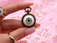 Image 3 of ALICE Wonderland Eye Clock Pendant II