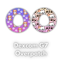 Image 1 of Dexcom G7 Overpatch - Cats