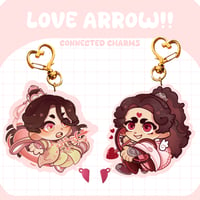 Love arrow Bingqiu 6,5cm connected charms PREORDER