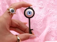 Image 1 of Key pendant with eye, from ALICE in Wonderland III