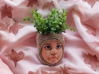 Image 3 of Face Sculpted Plant Pot