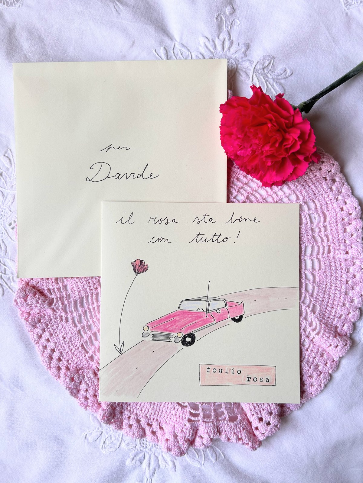 BIGLIETTO PERSONALIZZATO CON BUSTA