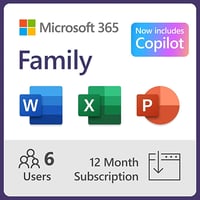 Image 3 of Microsoft 365 Family, 1-Year Subscription - For PC, Mac, iOS, Android, And Chromebook.