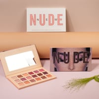 Image 1 of 18-color Desert Rose Matte Pearlescent Eyeshadow Palette Earth Color Multi-purpose Color Eyeshadow P