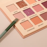 Image 4 of 18-color Desert Rose Matte Pearlescent Eyeshadow Palette Earth Color Multi-purpose Color Eyeshadow P