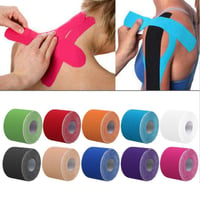 Image 1 of Sports muscle protector with all cotton waterproof 5cm muscle patch/intramuscular effect kinesiology