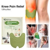 Image 2 of 12pieces/Bag Foot Neck Knee Waist Massage Stickers Wormwood Natural Plant Self-heating Relief Joint 