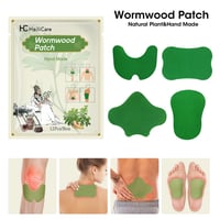 Image 3 of 12pieces/Bag Foot Neck Knee Waist Massage Stickers Wormwood Natural Plant Self-heating Relief Joint 