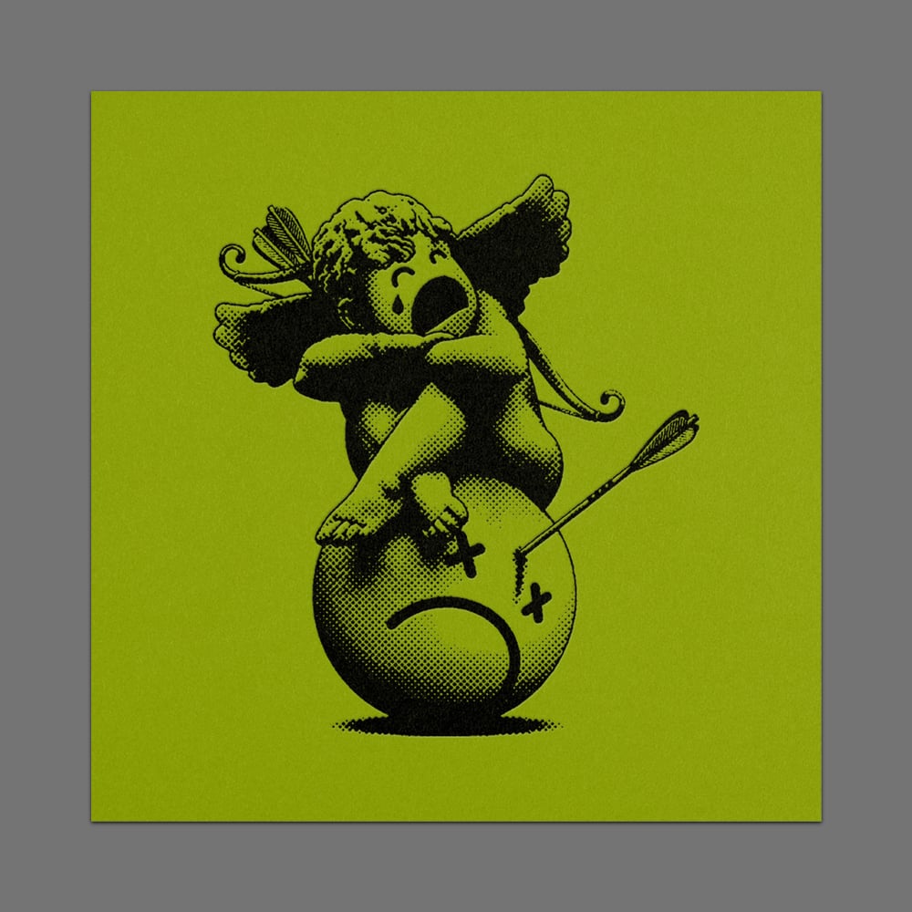 Image of Black Valentine Letterpress Print