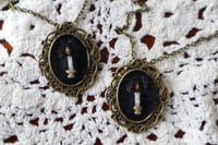 Image 1 of Candle Motif Pendant Necklace