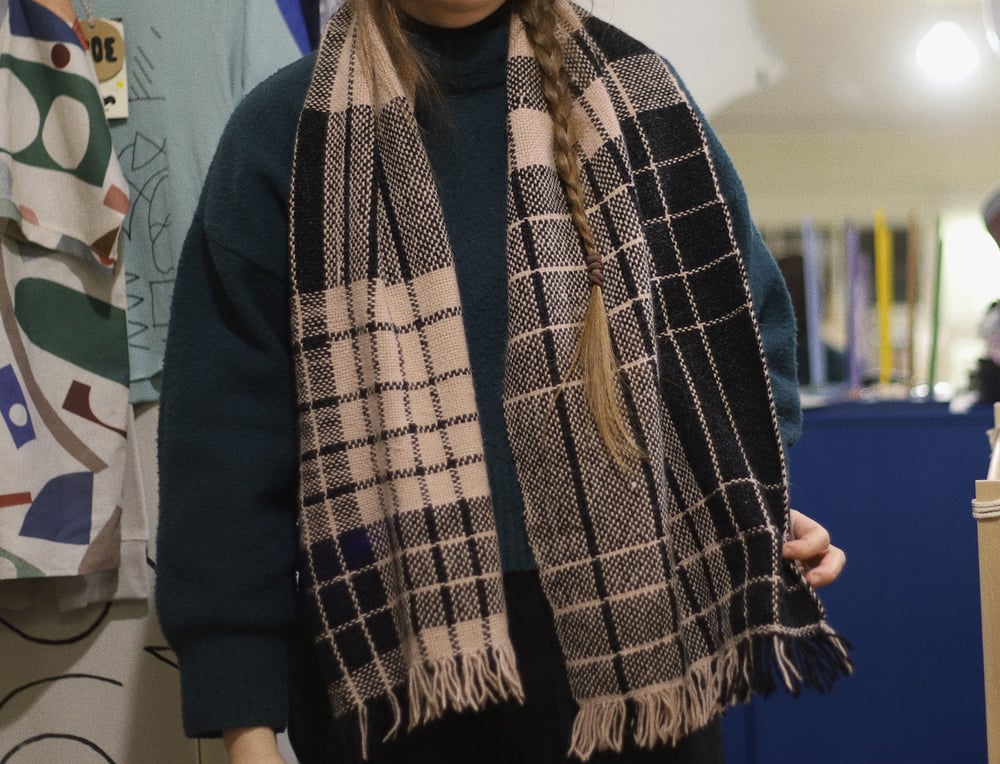 Image of HAND-WOVEN WOOL SCARF 1̶5̶9̶0̶ Kč