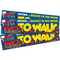 DRIVING BUMPER STICKER