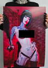 PAINKILLER 12"x18" signed nsfw poster