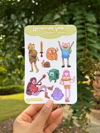 Image 1 of Adventure Time sticker sheet!