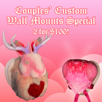 Image 1 of Couples’ Custom Wall Mounts • TWO Wall Mount Special!