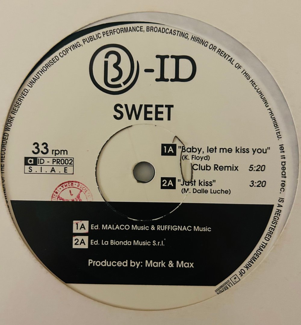 Sweet  – Baby, Let Me Kiss You (B-id ) 12"